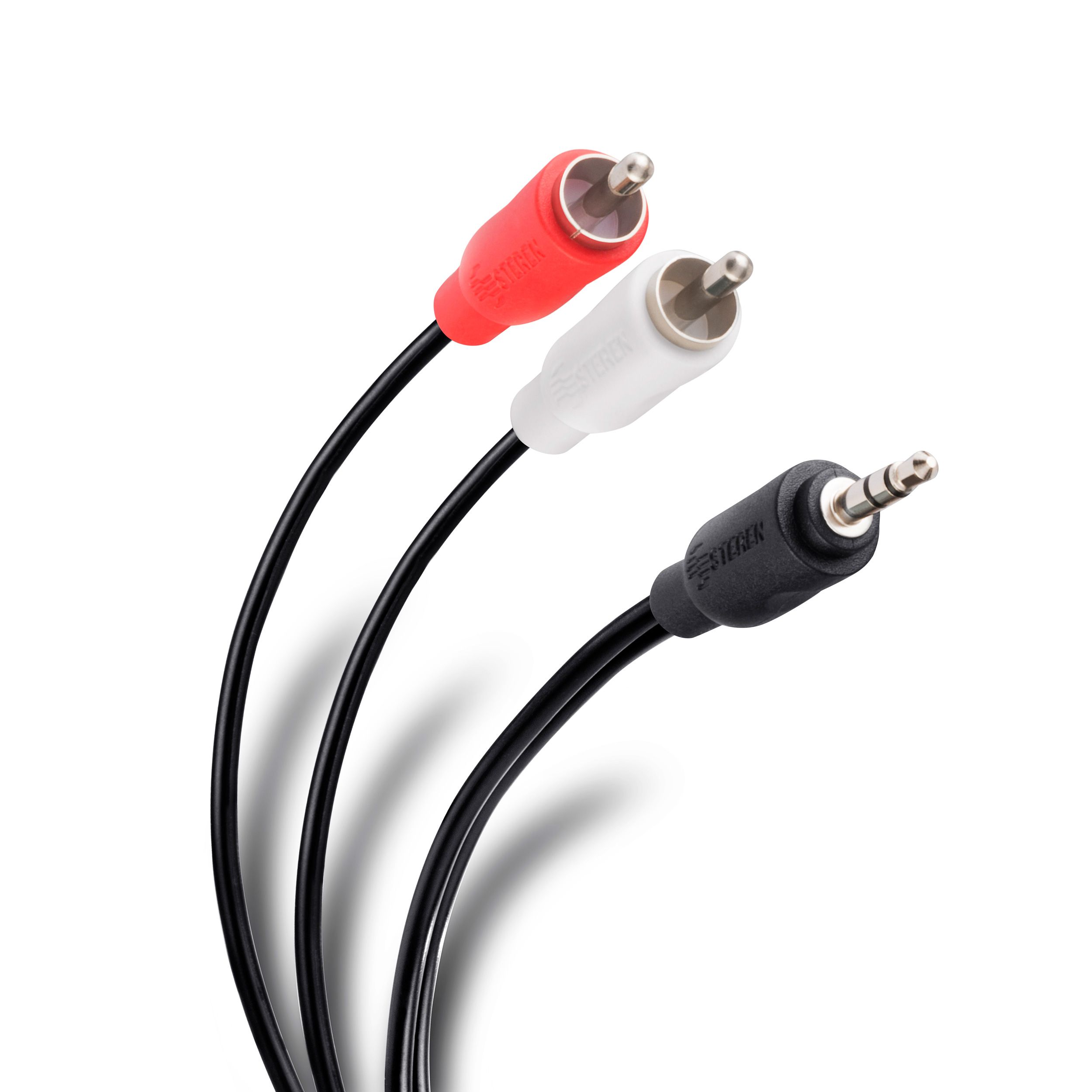 Cable plug 3,5 mm a RCA de ultradelgado