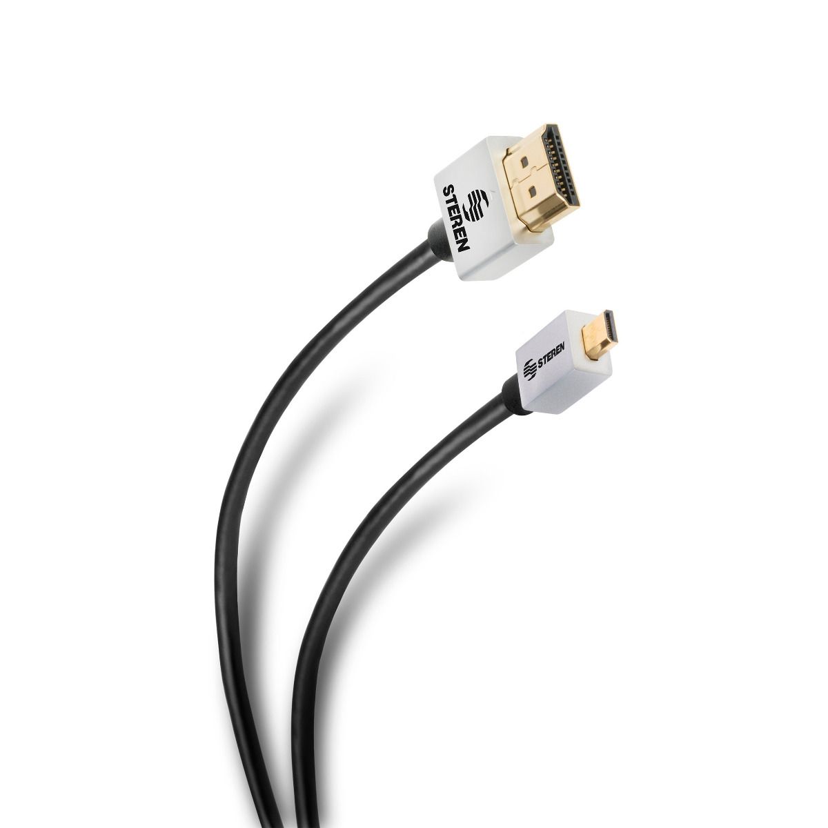 Cable Trenzado Micro HDMI a HDMI de 1, 3 y 5 metros, transmite