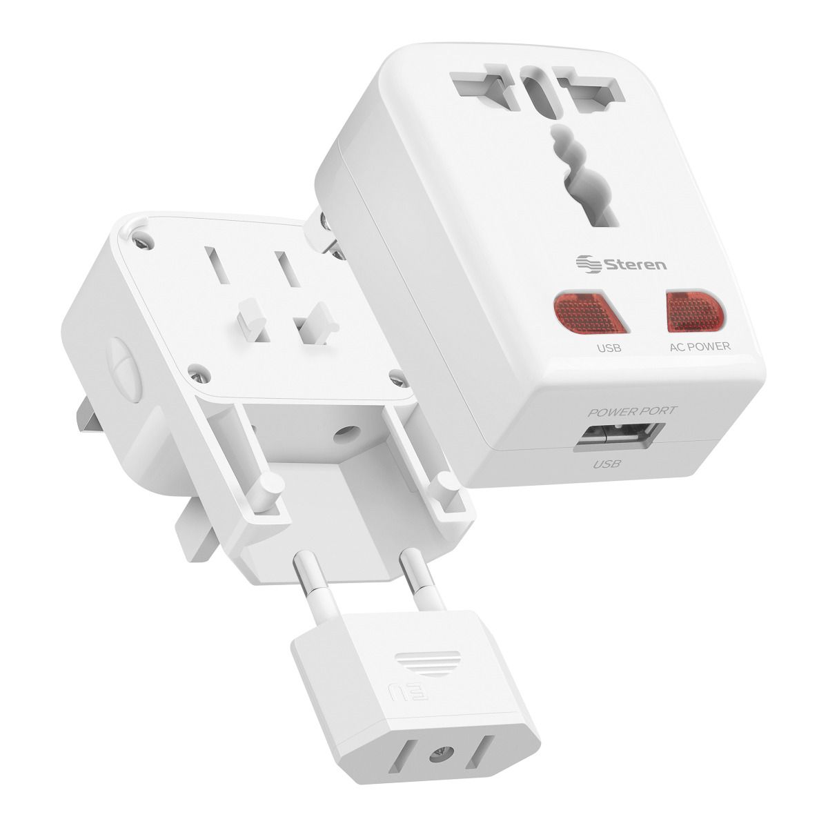 Adaptador de enchufe universal - enchufe tipo C europeo