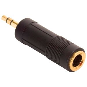 Adaptador elite de plug 3,5 mm a jack 6,3 mm, estéreo