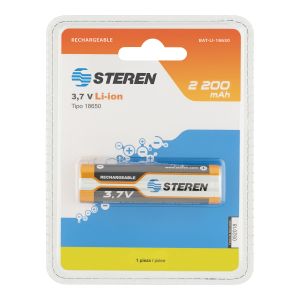 Batería recargable USB Li-Ion tipo 9V (cuadrada), de 400 mAh Bat-li-9v Usb  Steren BAT-LI-9V USB