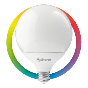 Foco LED Wi-Fi RGB+W multicolor de 15 W