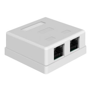 Roseta doble RJ45 CAT 6