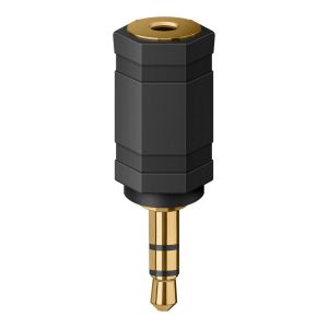 Adaptador elite de plug 3,5 mm a jack 2,5 mm, estéreo