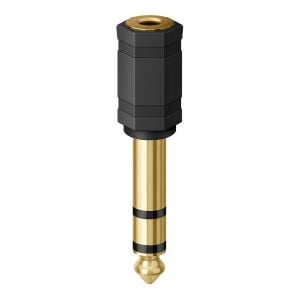 Adaptador elite de jack 3,5 mm a plug 6,3 mm, estéreo