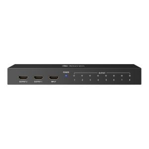 Splitter con amplificador HDMI Full HD de 8 salidas