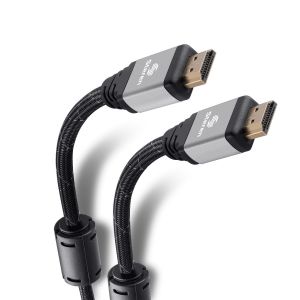 Cable Elite HDMI  con filtros de ferrita, de 90 cm Gris