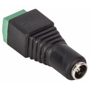 Juego de 2 adaptadores de Jack invertido 2,1 mm a 2 terminales