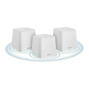 Sistema Smart Wi-Fi MESH triple, 2,4 GHz y 5 GHz (B/G/N/A/AC/V/R)