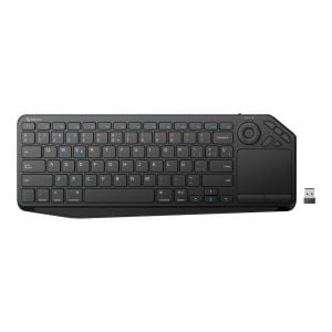 Teclado Bluetooth*/ RF con touchpad, multidispositivo con batería recargable
