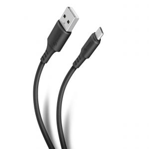 Cable USB a micro USB de 1 m color negro