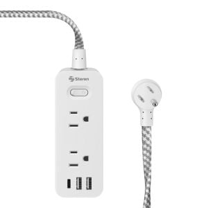 Multitoma de 6 salidas y cargador USB C PD 20 W / 2 x USB 12 W