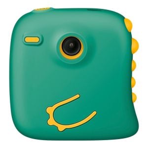 Cámara digital instantánea, con batería recargable y cubierta de silicón verde