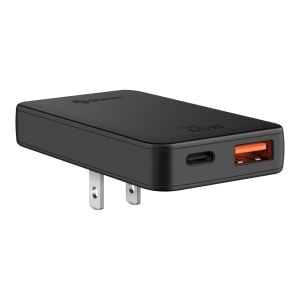 Cargador GaN USB C PD 65 W / USB QC 27 W, con adaptador de clavija europea