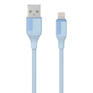 Cable USB a Lightning de 2 m 30 W, color azul