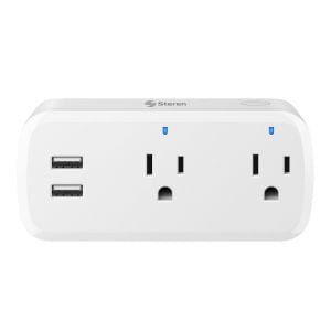 Contacto Wi-Fi* doble con cargador USB