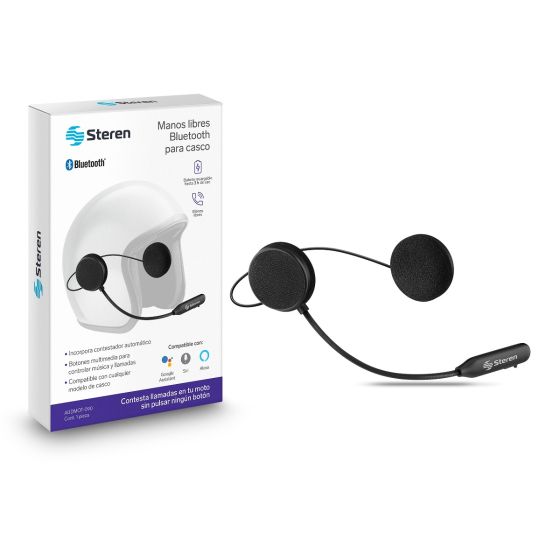 Manos Bluetooth* para casco, contestador aut