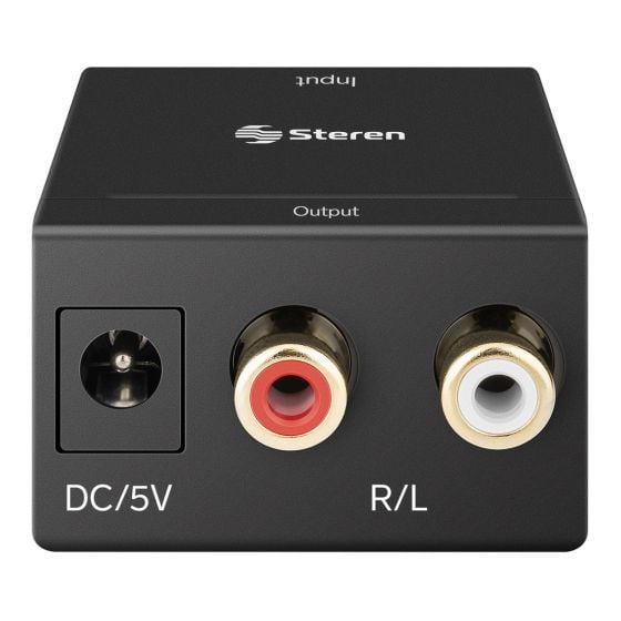 Convertidor de audio digital a analógico (óptico digital coaxial digital  a RCA)