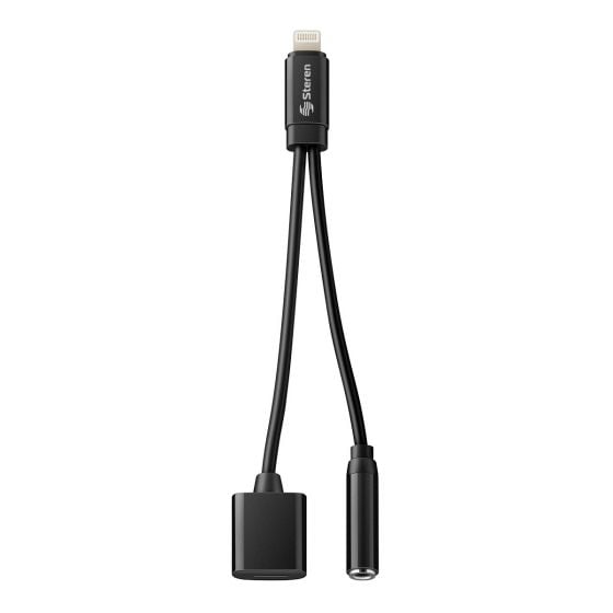 Adaptador Lightning para audio y carga iPhone en adel