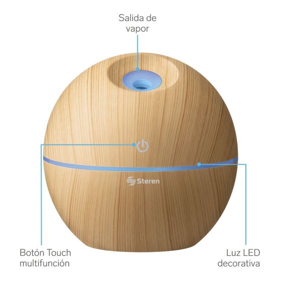 Humidificador y difusor de aroma, de 130 ml