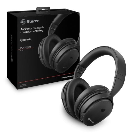 Bluetooth Noise Cancelling Headphones Black Cancellin