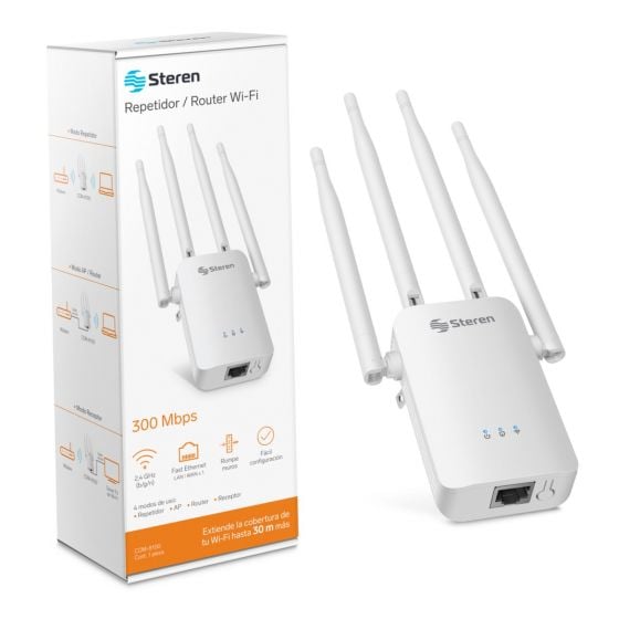 Señal Wifi Antena Wifi Rompemuros Steren Largo Alcance Como